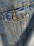 Old Navy Denim Jean Trucker Jacket Size XS Women Blue Medium Wash Classic