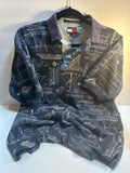 Tommy Hilfiger Men’s  Polo Sailboats Nautical Cotton Pre-owned Size M - Pre-owned