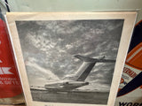 Vintage 1963 Boeing 727 Original Magazine Advertisement