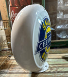 Chevrolet Reproduction Gas Pump Globe, Glass Lenses, Truck Car New