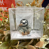 Little Critterz Sloth Miniature Porcelain Figurine