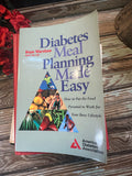 Lot of 4 Vintage Natural Health Healing Food Diabetic Meal Planner Books