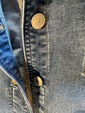 Girl's CREWCUTS Denim Jean Jacket Size XL Western Pre-worn