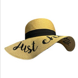 C C Company Women’s Adjustable Sun Hat Just Chillin Wide Floppy Brim New