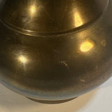 Vintage Brass Water Jug Pitcher Ewer Carafe Vase Traditional India Boho Eclectic 8"