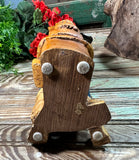 Vintage 1989 Bill Vernon Shade Tree Creations Humorous Cowboy Super Trucker