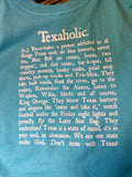 Texaholic Kids Blue Size 4 TShirt Blue Bell, Waylon, Willie, King George, Texas  New