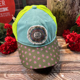 Natural Life Womens Hangout Hat Ball Trucker Cap Live Happy Adjustable Neon New