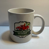 Between The Oaks Farm Kingswood Texas Coffee Mug Pre-owned 8 Oz Red Truck
