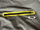 Oakley Grey Yellow Gradient Spell Out Swim Surf Shorts Trunks Men’s Performance Fit 40 Waist