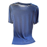 Yellow Rose of Texas TShirt Blue Distressed Oliver & Otis Comfy Sz S Lightweight New