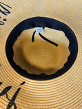 C C Company Women’s Adjustable Sun Hat Just Chillin Wide Floppy Brim New