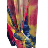 Born to Be Wild Tie Dye Sleeveless Stretchy Soft Maxi Tank Dress by Cheekys Pockets Beach Boho Festival
