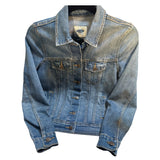 Old Navy Denim Jean Trucker Jacket Size XS Women Blue Medium Wash Classic