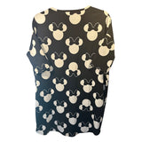 Lula Roe Comfortable Disney Minnie Mouse Black White T-Shirt Top Size S