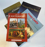 Lot Of 4 Vintage Books Tower London Canterbury Dover Castle Hampton Court Palace England