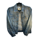 Old Navy Denim Jean Trucker Jacket Size XS Women Blue Medium Wash Classic