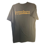 Luckenbach Texas Longhorn Skull Everybody’s Somebody Black Tshirt Sz L