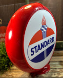 Standard Oil Poly Plastic Reproduction Gas Pump Globe New