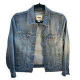 Old Navy Denim Jean Trucker Jacket Size XS Women Blue Medium Wash Classic