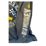 Gas Monkey Hot Rod Garage Gray TShirt Texas TV Show Long Sleeve Pre-worn Size L