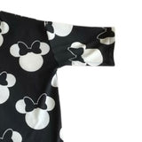 Lula Roe Comfortable Disney Minnie Mouse Black White T-Shirt Top Size S