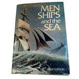 Men Ships and the Sea Hardcover 1973 Capt. Villiers Natl Geo Sail Explore War