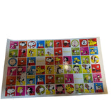 Peanuts Happiness Is 60 Sticker Sheet Vintage Snoopy Lucy Charlie Brown Woodstock Vintage