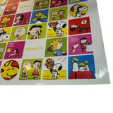 Peanuts Happiness Is 60 Sticker Sheet Vintage Snoopy Lucy Charlie Brown Woodstock Vintage