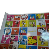 Peanuts Happiness Is 60 Sticker Sheet Vintage Snoopy Lucy Charlie Brown Woodstock Vintage