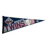 Minnesota Twins Pennant Banner Vintage 28.5” MLB Baseball 1990s