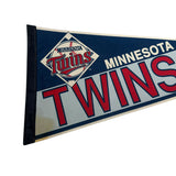 Minnesota Twins Pennant Banner Vintage 28.5” MLB Baseball 1990s