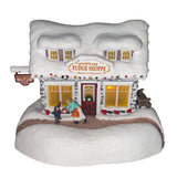 Thomas Kinkade Snowflake Fudge Shoppe Christmas Village Lights 2022 Teleflora
