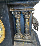 Ingraham Adamantine Ornate Mantel Clock Restoration Parts Antique