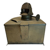 Vintage Simplex 1930s Metal Oil Kerosene Lantern Chimney Train Boat As Found