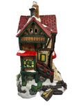 Grandeur Noel Christmas Village Holiday Red River Restaurant Vintage