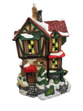 Grandeur Noel Christmas Village Holiday Red River Restaurant Vintage