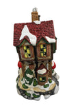 Grandeur Noel Christmas Village Holiday Red River Restaurant Vintage