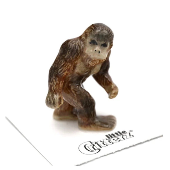 Little Critterz Bigfoot Sasquatch Cryptozoology Miniature Porcelain Figure