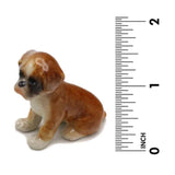 Little Critterz Boxer Puppy Miniature Figurine