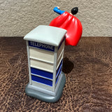 Department 56 Superman DC Comics Dept 56 Village Superhero Phone Booth New 3.25”