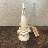 Jim Shore Gnome Tweet Gnome White Woodland with birdhouse
