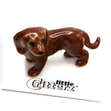 Little Critterz Dachshund Dog Miniature Porcelain Figurine