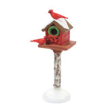 Dept 56 Birdhouse with Cardinals