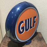 Gulf Plastic Reproduction Gas Pump Globe Petroliana Gasoline 13.5" New