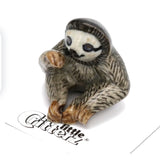 Little Critterz Sloth Miniature Porcelain Figurine