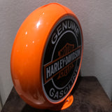Harley-Davidson Genuine Gasoline Reproduction Poly Plastic Gas Pump Globe