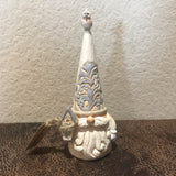 Jim Shore Gnome Tweet Gnome White Woodland with birdhouse
