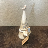 Jim Shore Gnome Tweet Gnome White Woodland with birdhouse