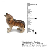 Little Critterz Wolf Miniature Porcelain Figurine